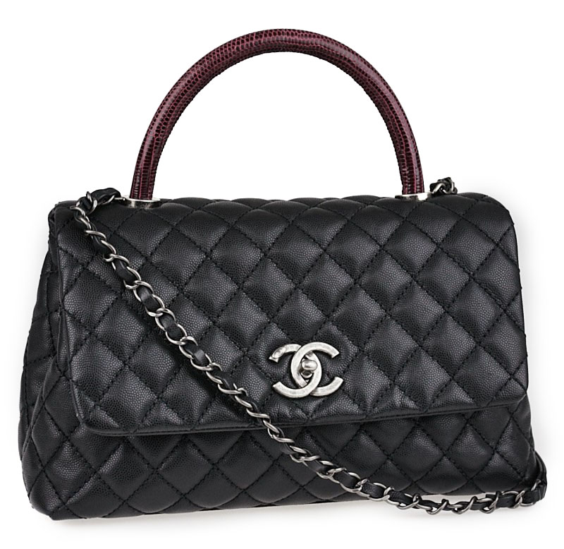 Chanel Lizard Coco Handle 