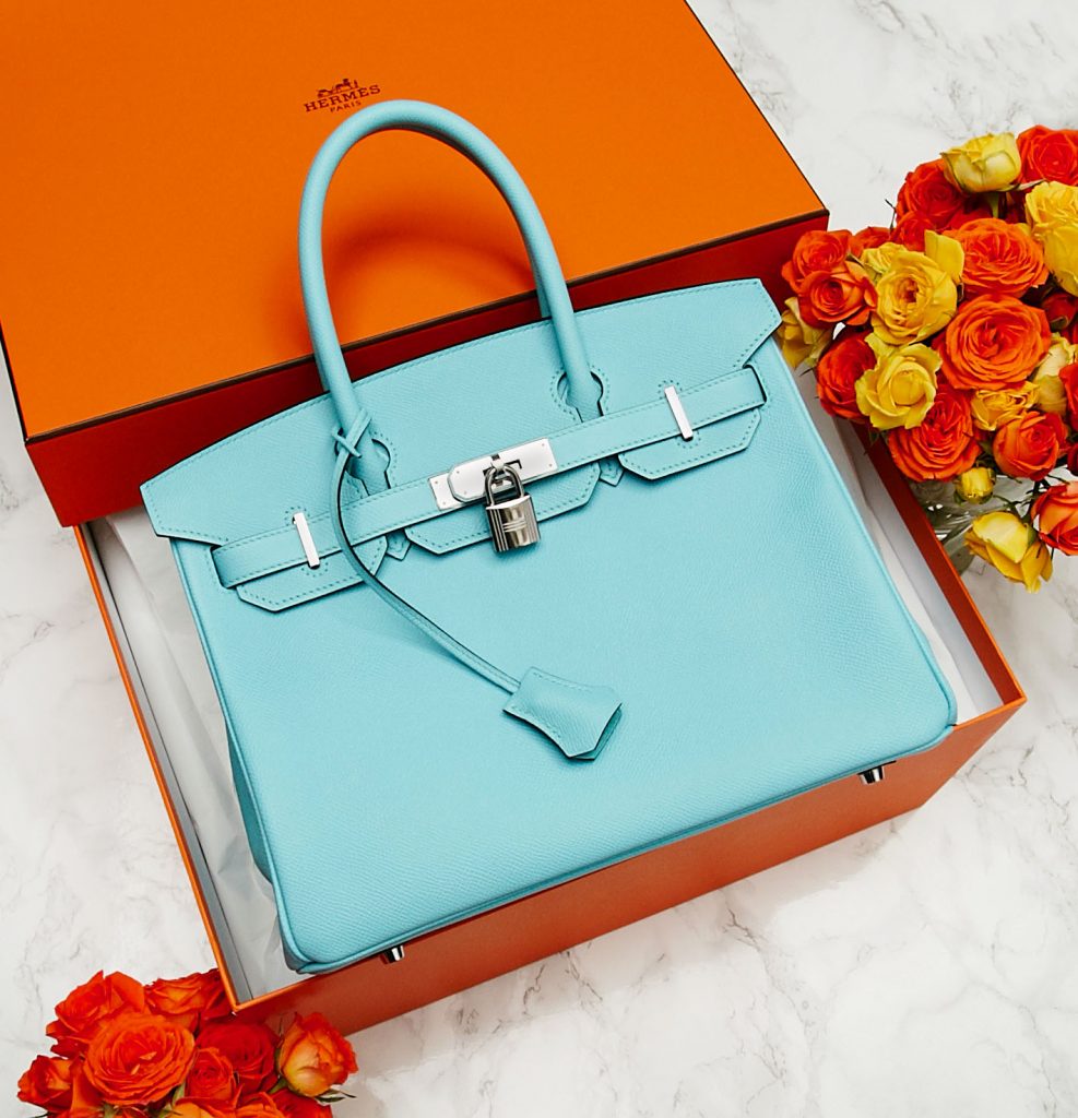 Hermes Birkin in orange Box