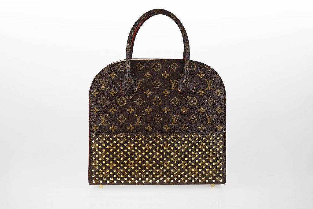 Louis Vuitton Christian Louboutin Celebrating Monogram Studded Bag