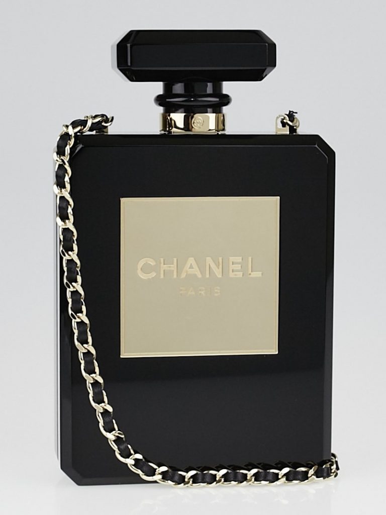 Chanel No 5 Perfume Bottle Evening Bag