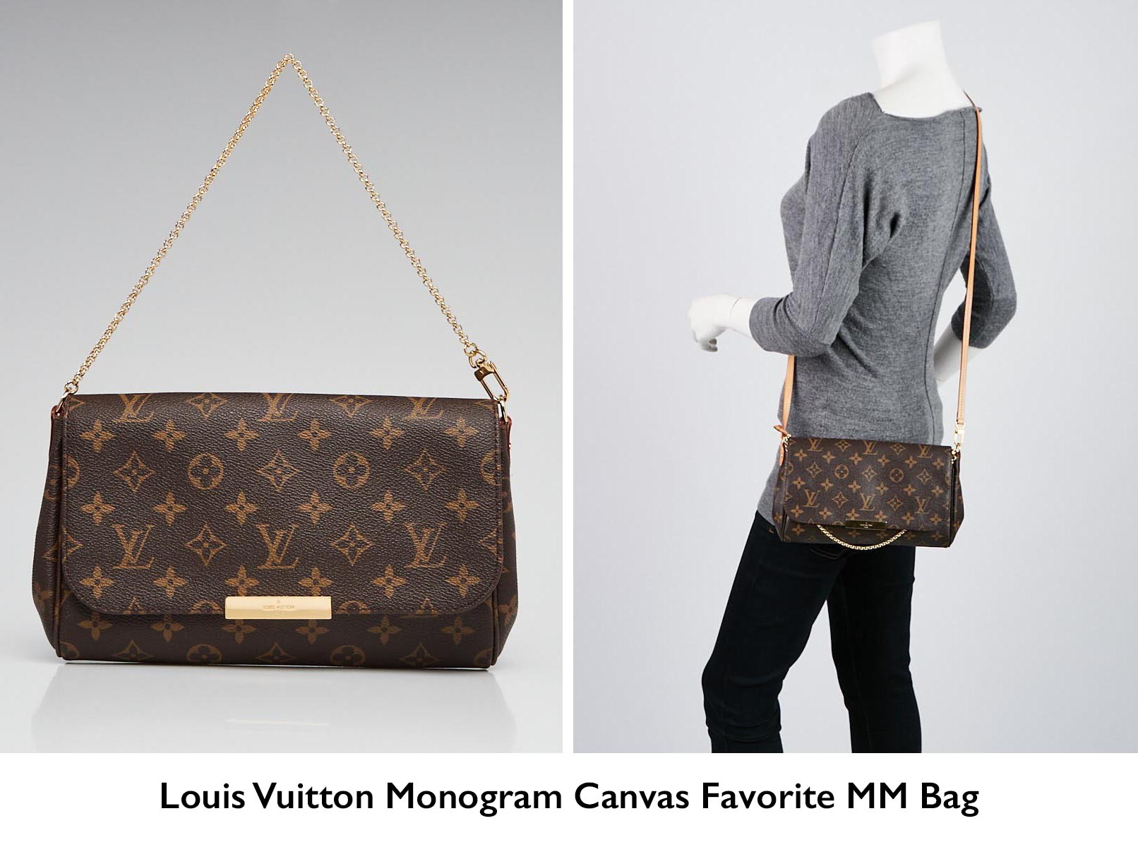 Authentic Louis Vuitton Monogram Canvas Favorite MM Crossbody Bag | Guaranteed Authentic at YoogisCloset.com