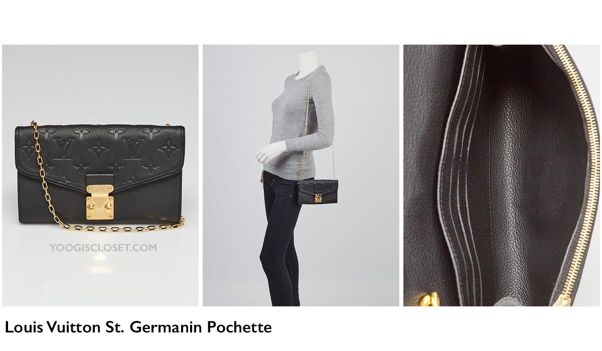 Louis Vuitton St Germain Pochette Wallet on Chain Review | Yoogi's Closet Authenticated Pre-Owned Luxury yoogiscloset.com