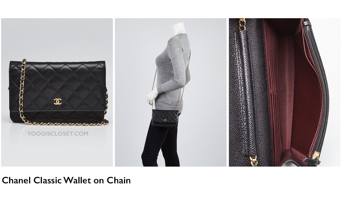 Chanel Classic Wallet on Chain WOC Review | Yoogi's Closet Authenticated Pre-Owned Luxury yoogiscloset.com