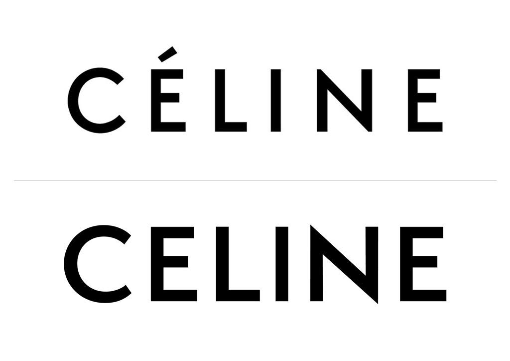 Old Celine vs. New Celine Logo