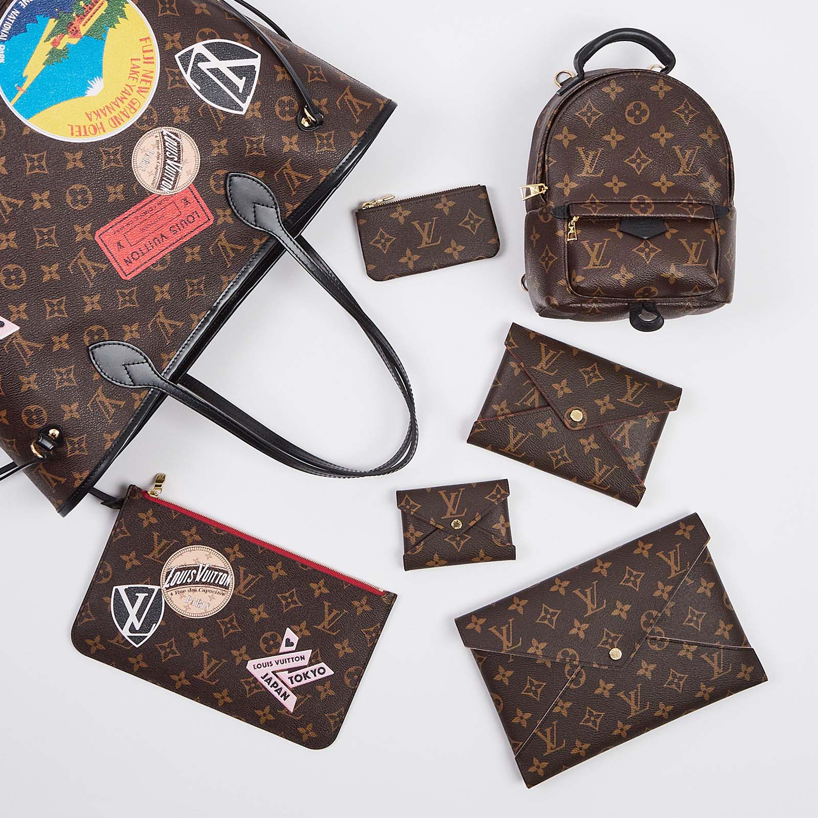 Louis Vuitton World Tour Neverfull and Accessories