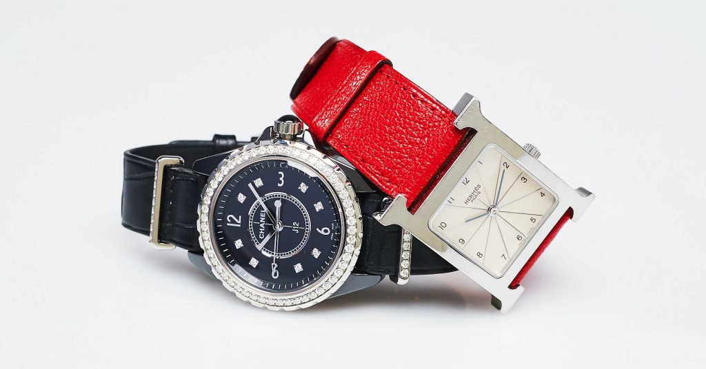 Chanel J12 and Hermes Heure H Watch | Yoogi's Closet Authenticated Pre-Owned Luxury yoogiscloset.com